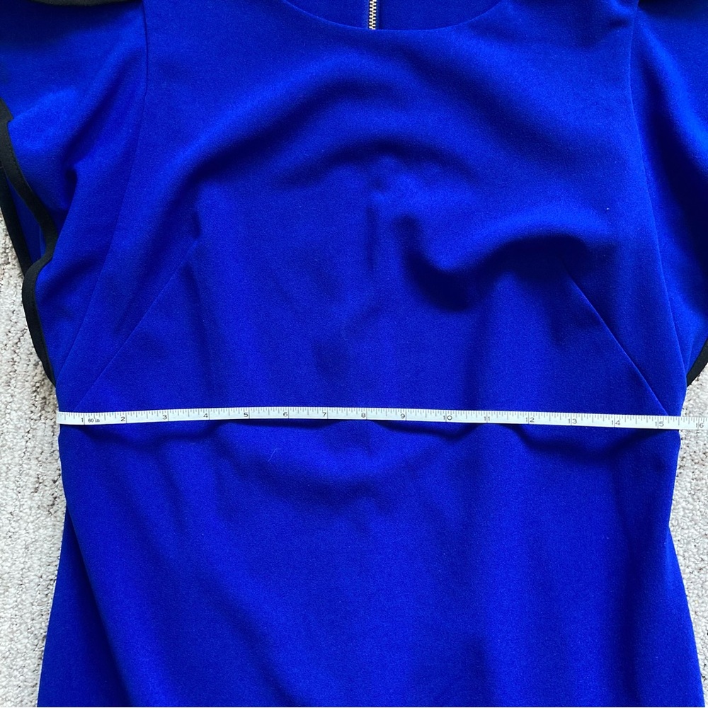 Blue Calvin Klein short sleeve sheath dress. Size 10 - Picture 3 of 4